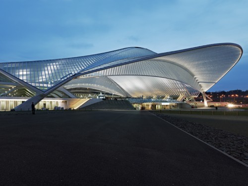Gare de Liège-Guillemins. Santiago Calatrava.
photographies réalisées dans le cadre de la mission confiée par Euro Liège TGV, maître d'œuvre du chantier.