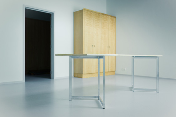 Abattoirs de Bomel, Centre culturel de Namur. Aménagements intérieurs par Rotor, 2014.
© Jean-François Flamey