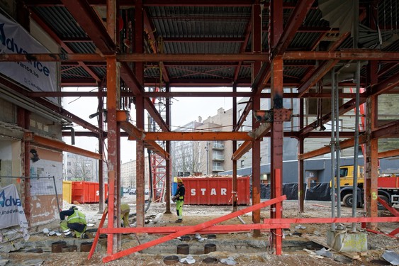 Chantier Tour Brunfaut, Bruxelles - A229 + Dethier Architecture