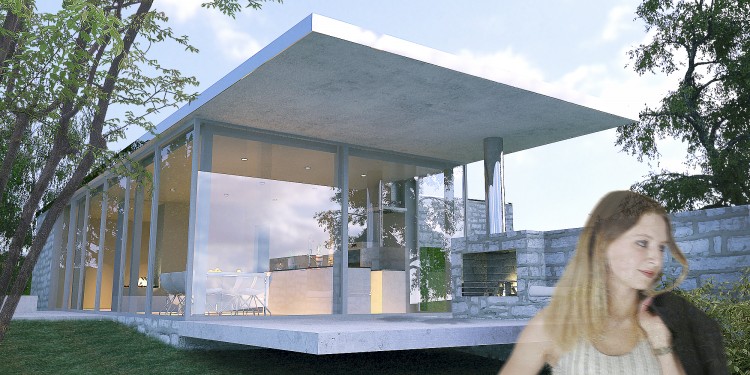Image made ​​for the renovation of single family dwellings. Architect: Luc Spits