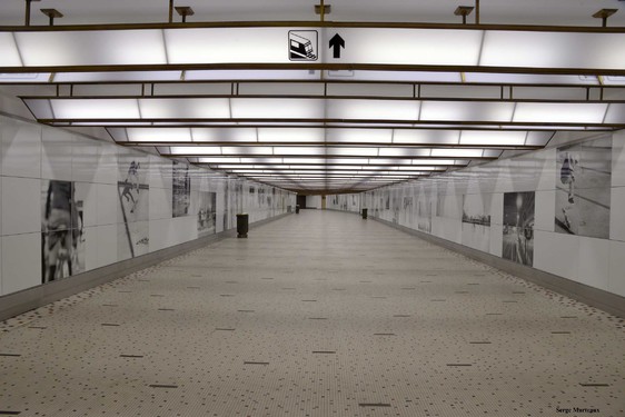 Metro corridor from Central Station in september 2013 