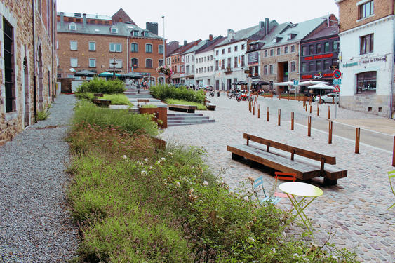 Development of the centre of Saint-Hubert