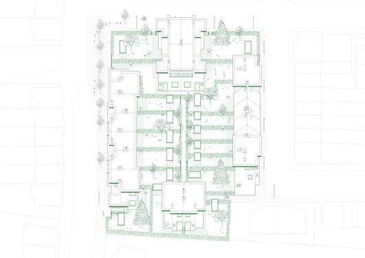 Block n°5 - Project, axonometric view