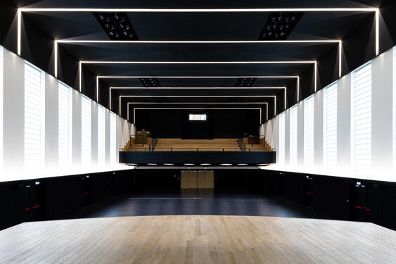 View from the concert hall
