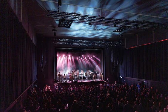 View from the concert hall