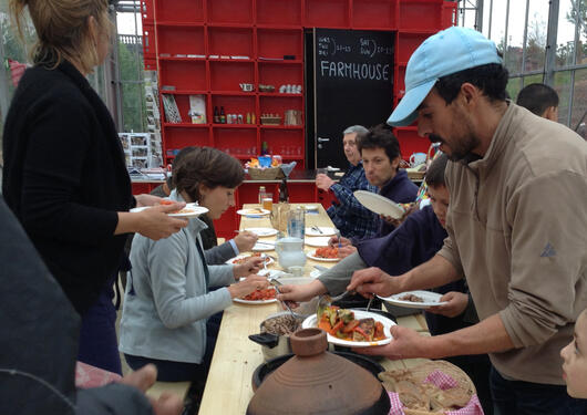 Kitchen workshop and lunch @ the Farmhouse