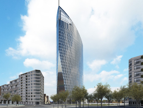 Paradis Tower in Liège