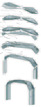 Axonometry of the principe of assembly