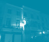Mise en lumière de la rue de Brabant à Bruxelles