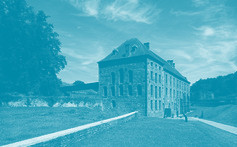 Centre du visiteur dans le moulin de l’abbaye de Villers-la-Ville.